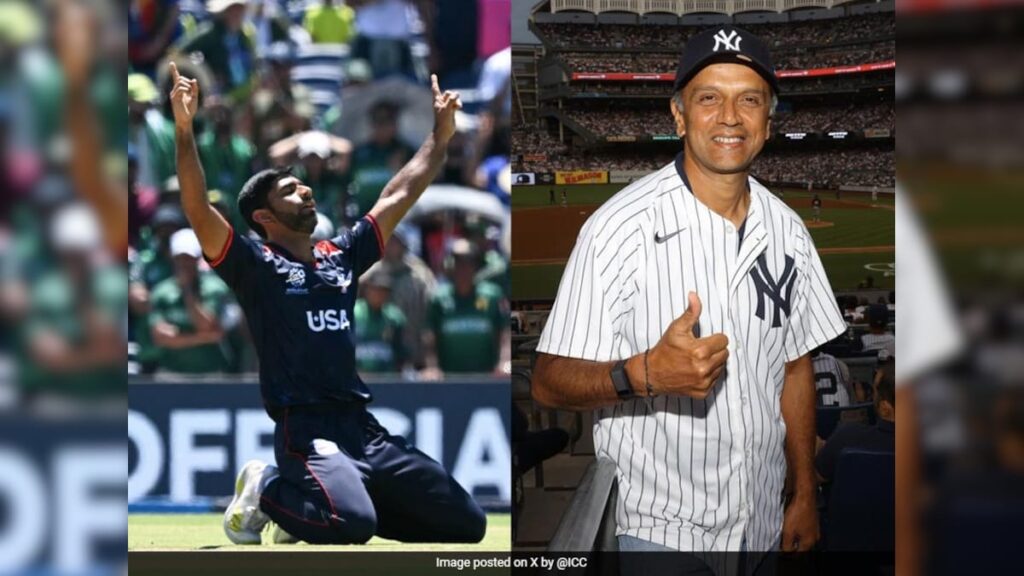 Rahul Dravid Hooked To USA vs Pakistan Mayhem Inside New York Subway, Picture Goes Viral