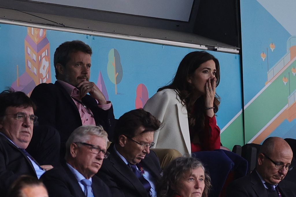 Frederik and Marie watched the match in which Eriksen collapsed at Euro 2021