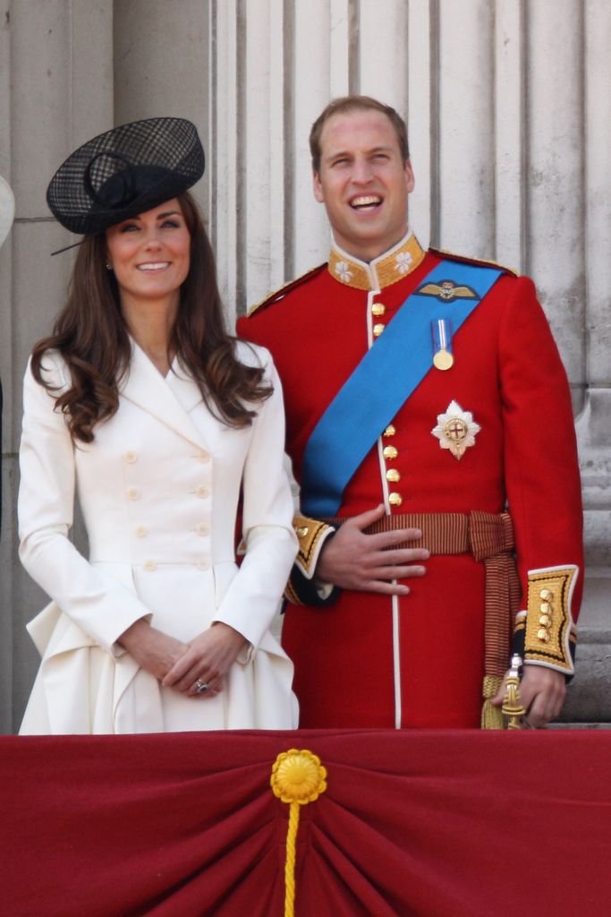 Kate wears white dress for the first time to Trooping the Colour