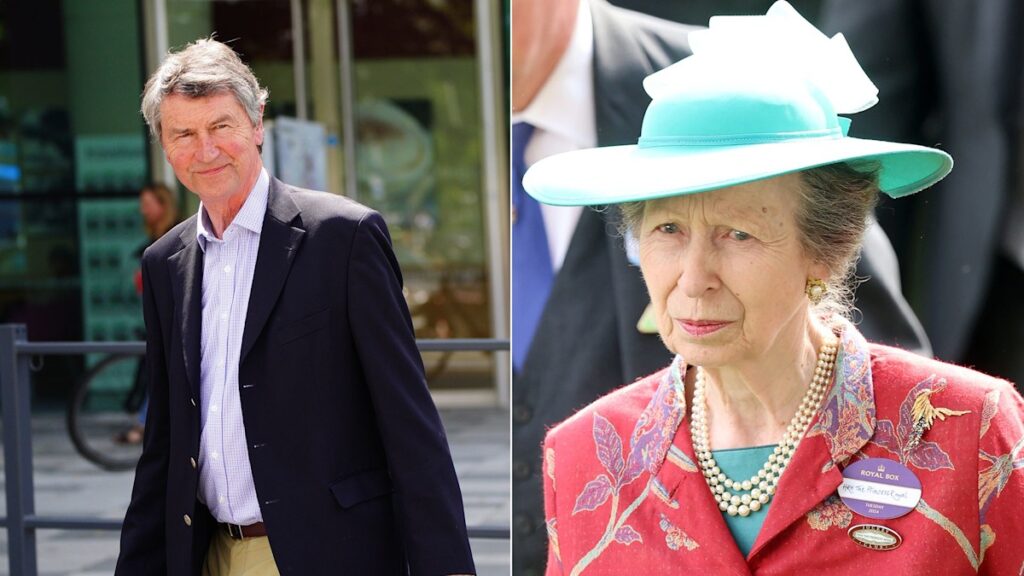 Sir Timothy Laurence says Princess Anne is ‘recovering slowly’ after third night in hospital