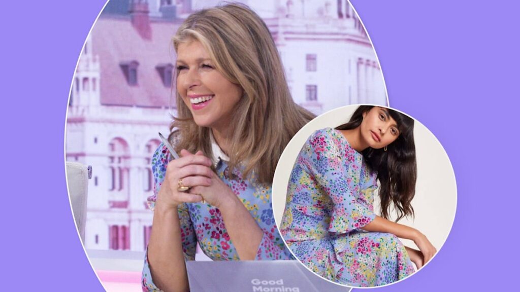 Kate Garraway’s super flattering ditsy floral dress is 50% off in the summer sale