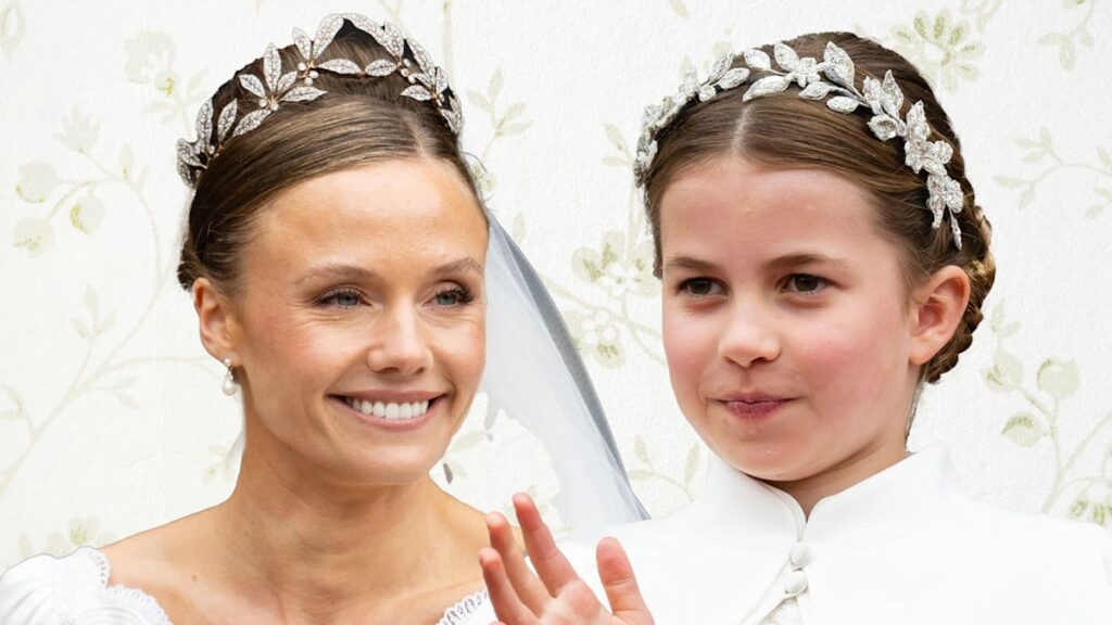 Olivia Henson’s breathtaking bridal tiara was a carbon copy of Princess Charlotte’s