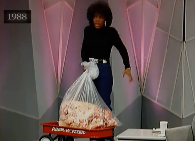 Oprah's famous moment in 1988