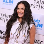 Demi Moore turns heads in white denim look in surprise TriBeCa appearance for BRATS