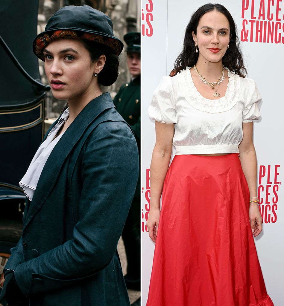 Jessica Brown Findlay at Downtown Abbey / Jessica Brown Findlay attends the opening ceremony of Downtown Abbey "People, places, and things"