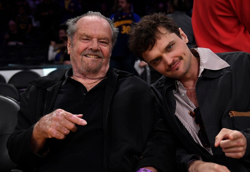 Jack Nicholson and Ray Nicholson NBA Game