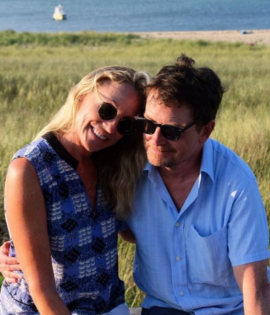 A photo shared by Michael J. Fox on Instagram on June 22nd shows him at the beach with his wife, Tracy Pollan, in celebration of her 64th birthday.