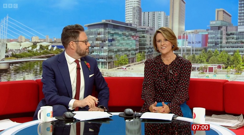 John Kay and Sarah Campbell on BBC Breakfast