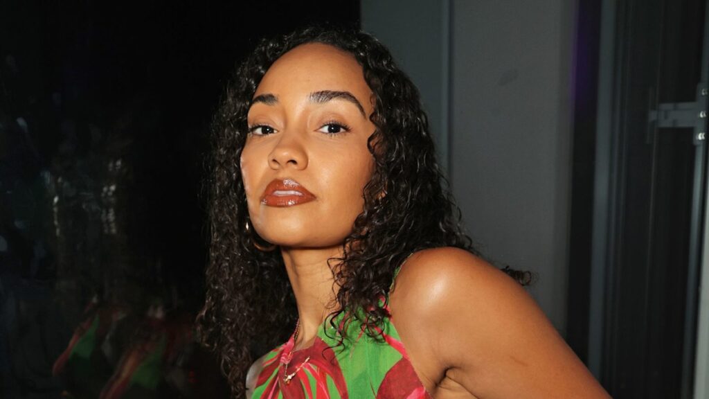 Leigh-Anne Pinnock rocks sheer mini dress for unexpected reunion with Little Mix bandmate