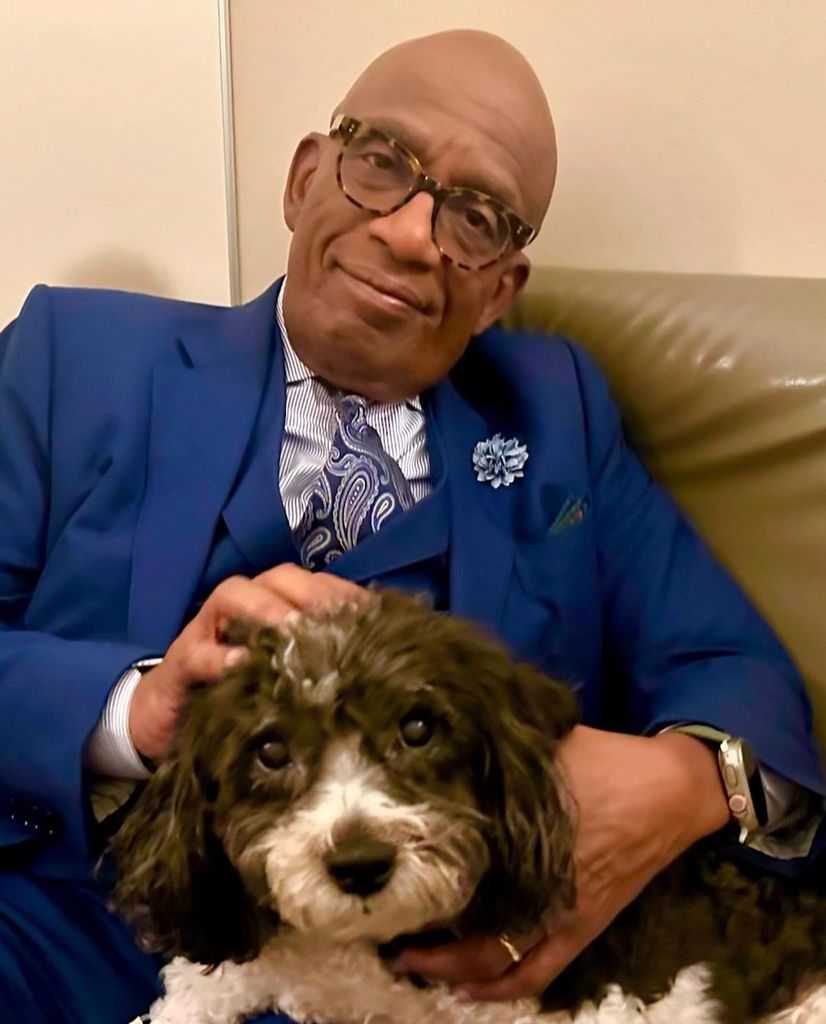 Al Roker with his late dog Pepper in a photo shared on Instagram