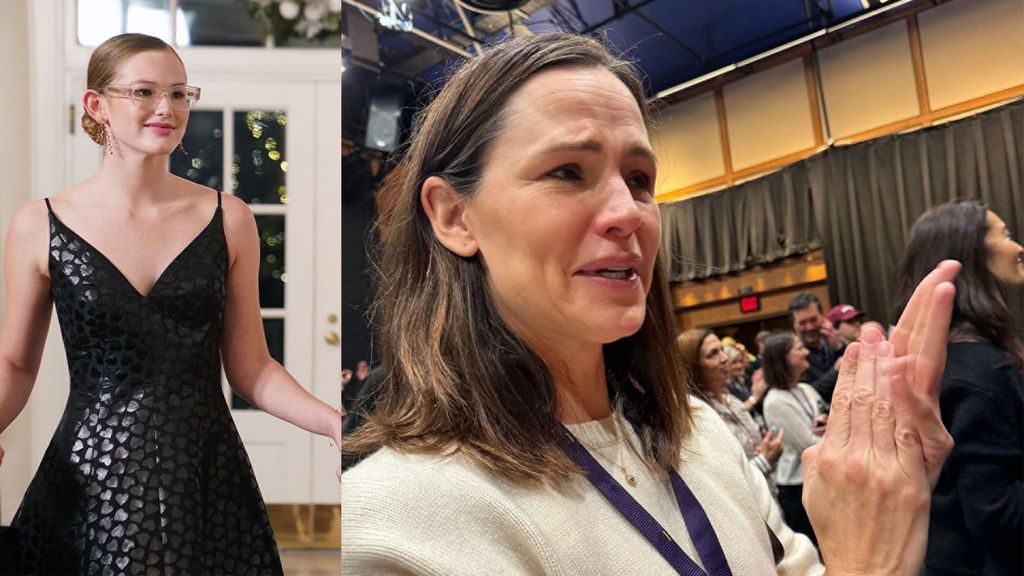 Jennifer Garner cried at her daughter's graduation ceremony