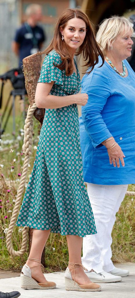 Princess Kate visits RHS Hampton Court Palace Garden Festival in 2019