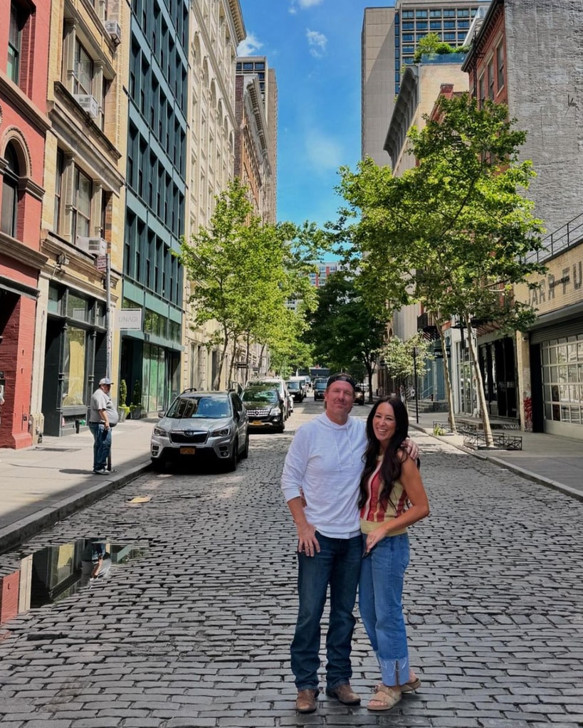 Photo shared by Joanna Gaines on Instagram in June 2024 with her husband Chip Gaines celebrating their 21st anniversary in New York City.