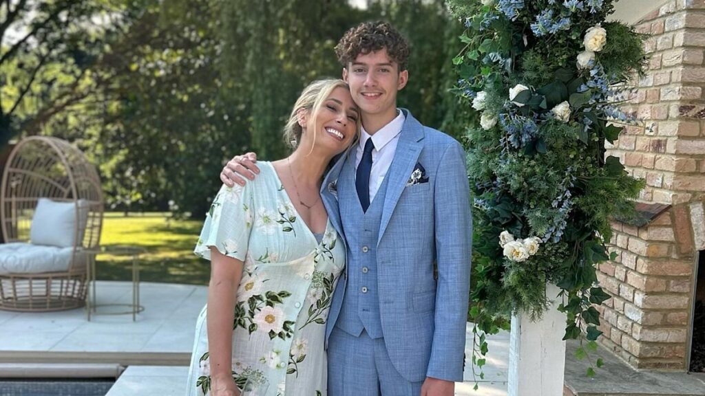 Stacey Solomon cries as 16-year-old son Zachary towers over her amid emotional milestone