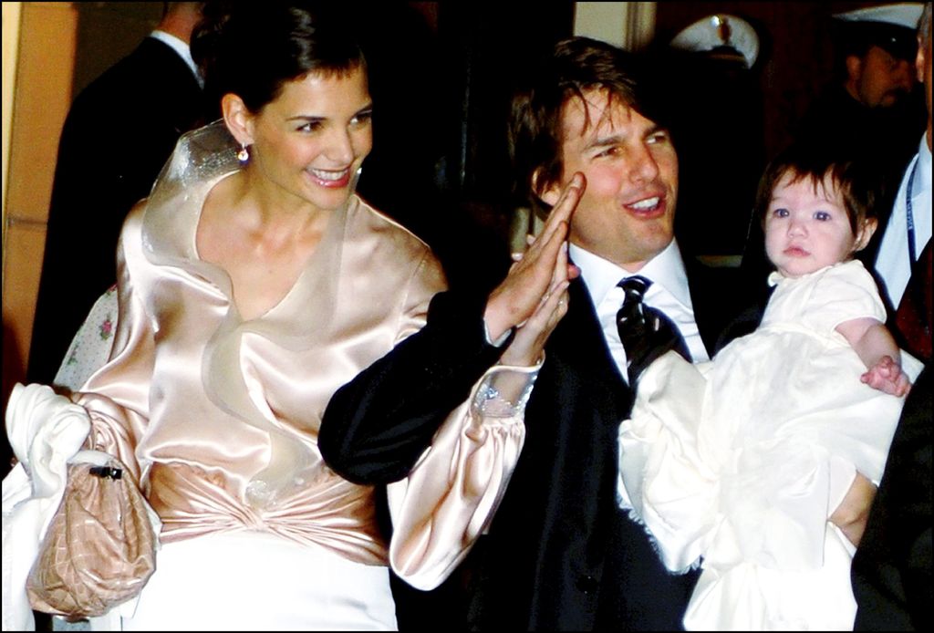 Katie Holmes as a child with Tom Cruise daughter Suri