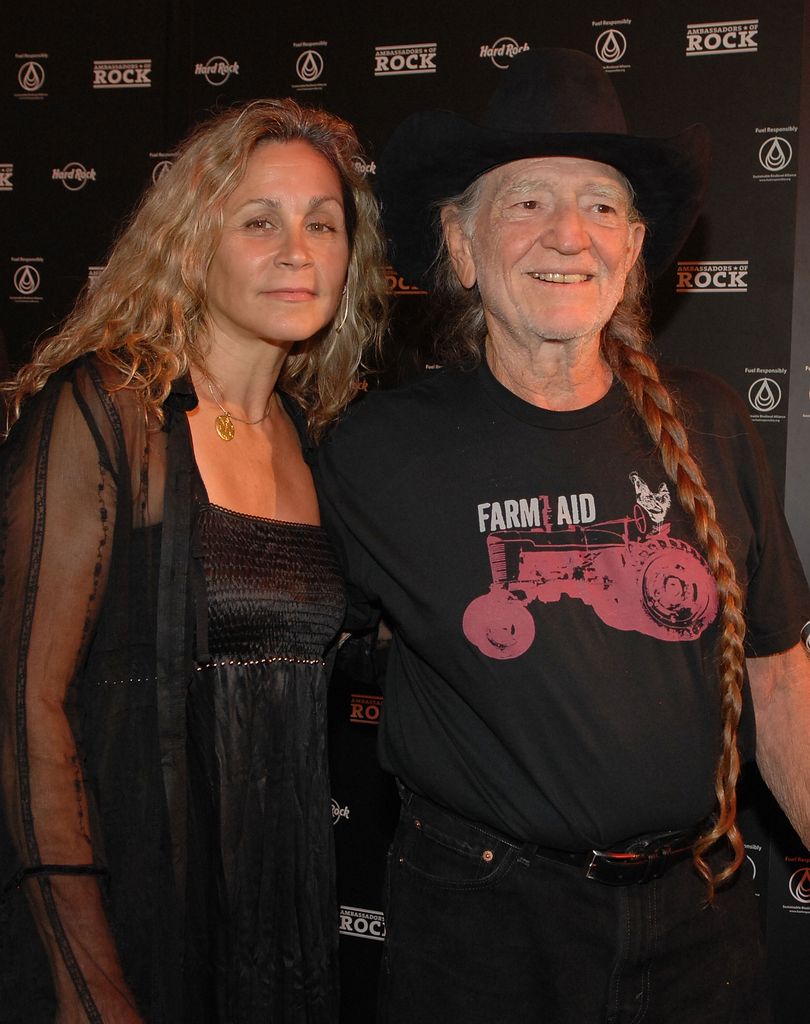 Willie Nelson and his wife Annie D'Angelo