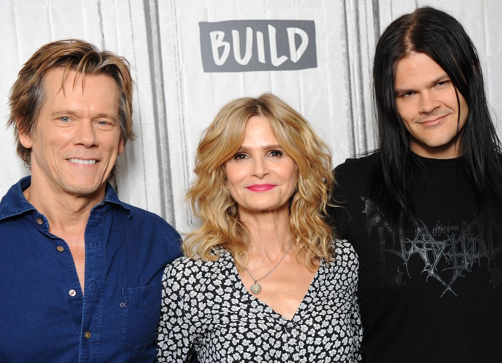 Kevin Bacon, Kyra Sedgwick and Travis Bacon attend a preview of the new Lifetime movie 'Story of a Girl' at Build Studios on July 21, 2017