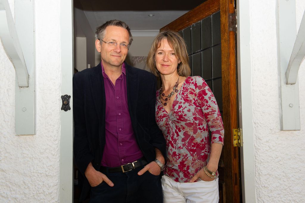 Dr. Michael Mosley with his wife, Dr. Claire Bailey
