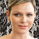 Princess Charlene slips into sheer lace jumpsuit with defined waist