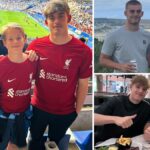 Jamie Redknapp’s intimate family moments with towering teenage sons