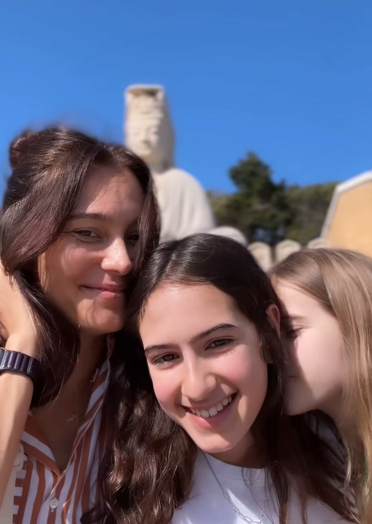 Photo shared by Bruce Willis' wife Emma Heming on Instagram on April 1, in tribute to their daughter Mabel Ray's 12th birthday, showing him with Mabel and younger daughter Evelyn Penn