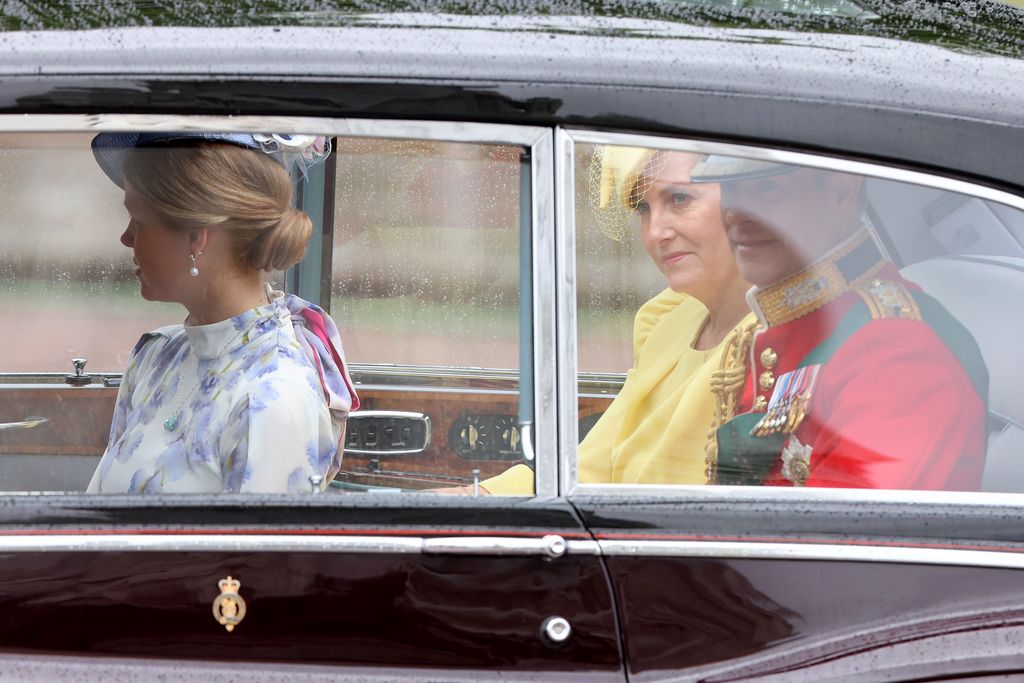 Lady Louise with her parents the Duke and Duchess of Edinburgh