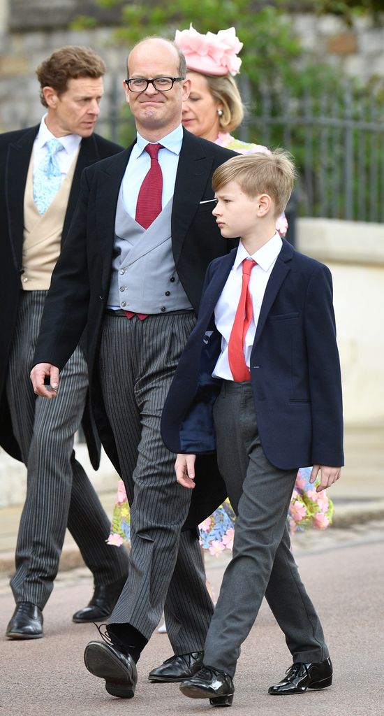 Lord Nicholas Windsor attends the wedding of Lady Gabriella Windsor and Thomas Kingston at St George's Chapel on May 18, 2019 in Windsor, England