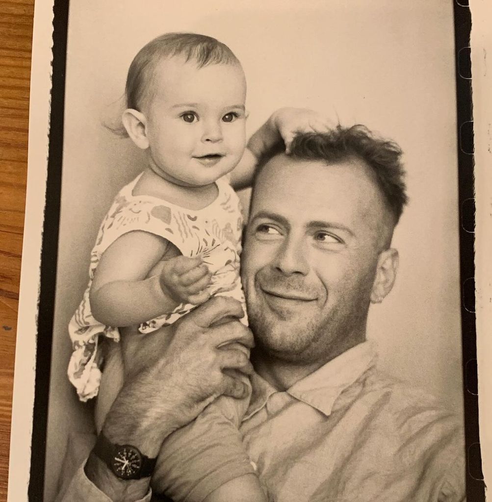 Rumer Willis shared a throwback photo with her dad Bruce Willis in honor of Father's Day
