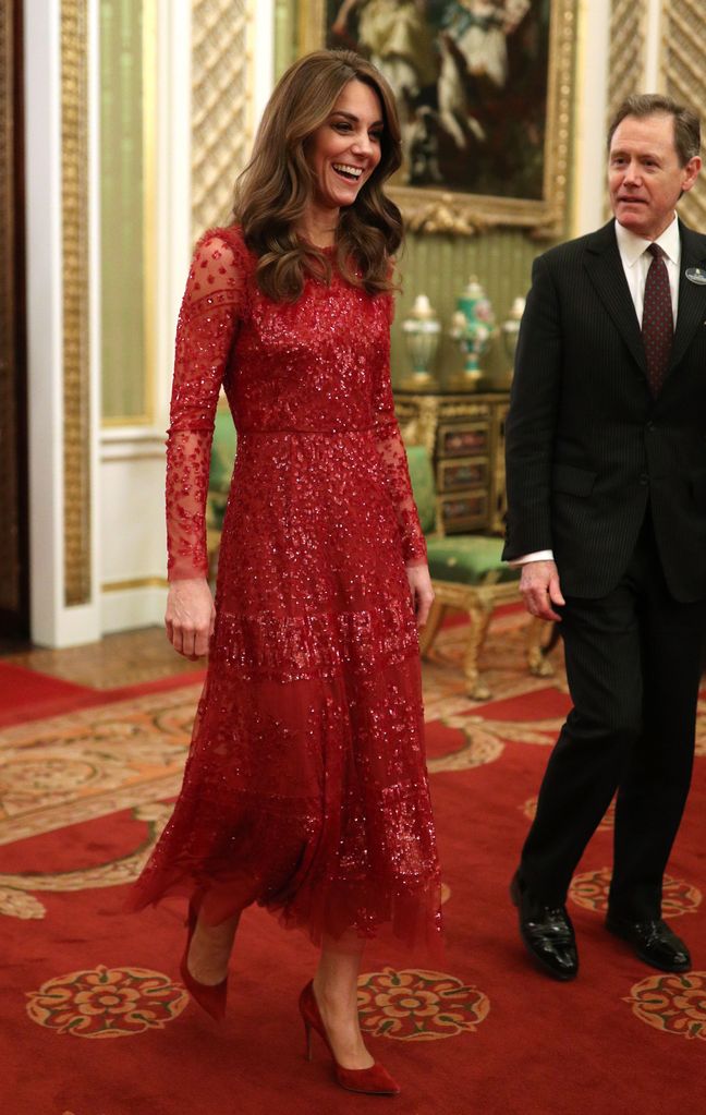 Princess Kate shines at Needle & Thread during a reception marking the UK-Africa Investment Summit at Buckingham Palace