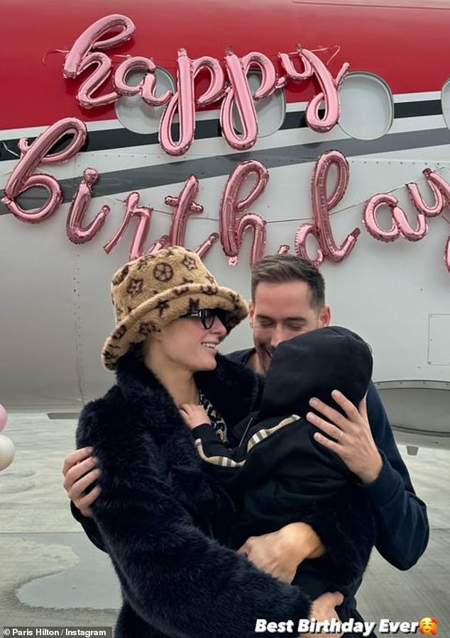 In February, she revealed that she celebrated her 43rd birthday by vacationing on a private plane with her husband Carter Reum, 43, and Phoenix.
