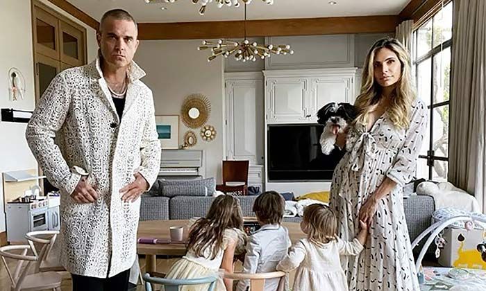 robbie williams ayda and children