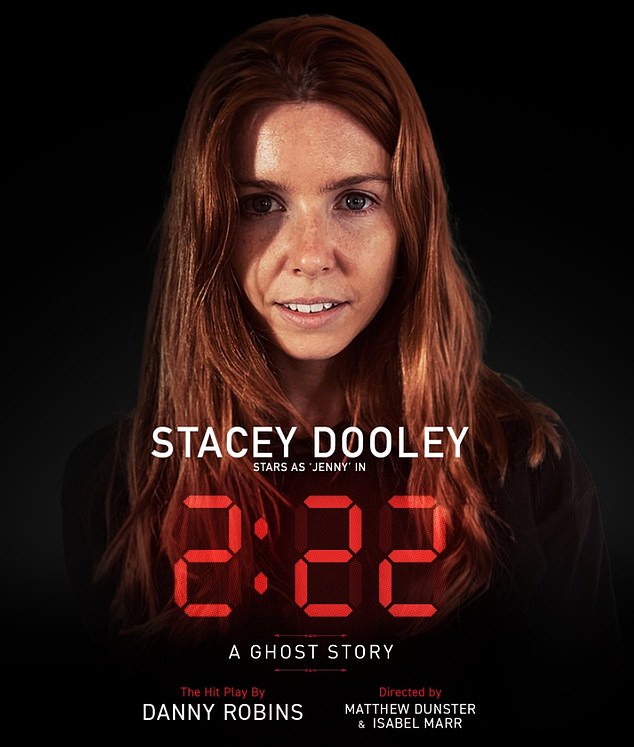 Stacey has made her West End debut as Jenny in the award-winning play, 2:22 Ghost Story