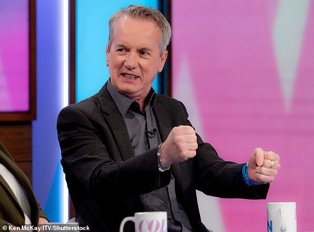 When asked by panelist Coleen Nolan if he finds it more difficult to make jokes in this era, he admitted: 'The things we're not allowed to say, I don't want to say them anyway.'