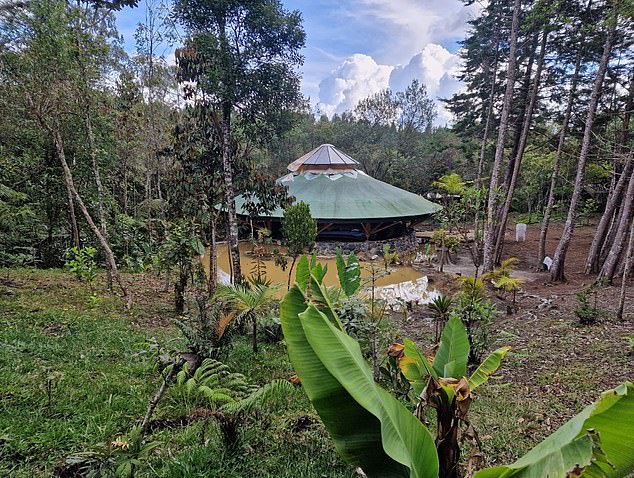 People take ayahuasca at retreats, such as the Ambi Resort in Colombia (pictured above)