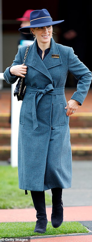 Later that year, Zara reused the coat at the Cheltenham November meeting