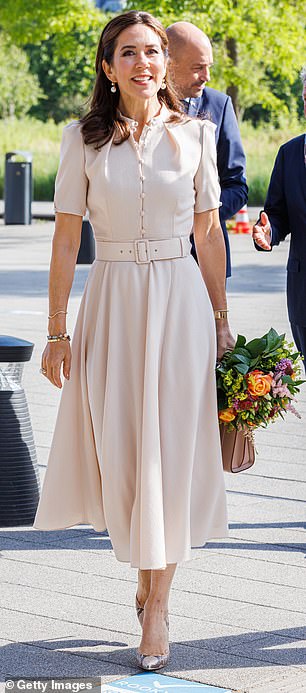 Queen Mary wearing Beulah London's 'Ahana' dress in 2020