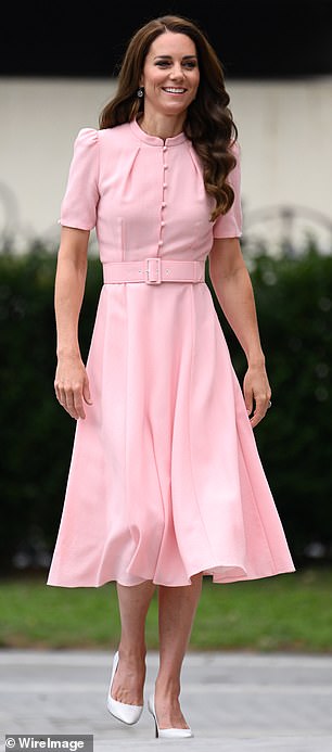 Kate showcased the designs in 2021 and 2023 (pictured)