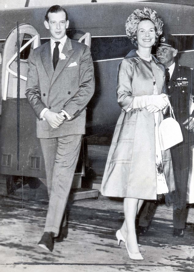 The Duke and Duchess of Kent seen on the way to Birkhall shortly after their wedding, 1961