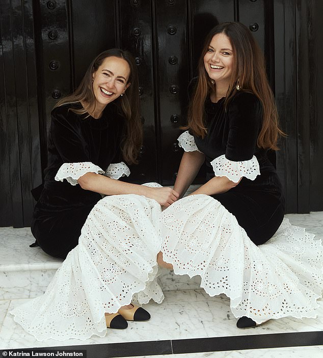 Beulah London's founders, Lady Natasha Rufus Isaacs (right) and Lavinia Brennan, are dedicated to empowering vulnerable women through the fashion industry