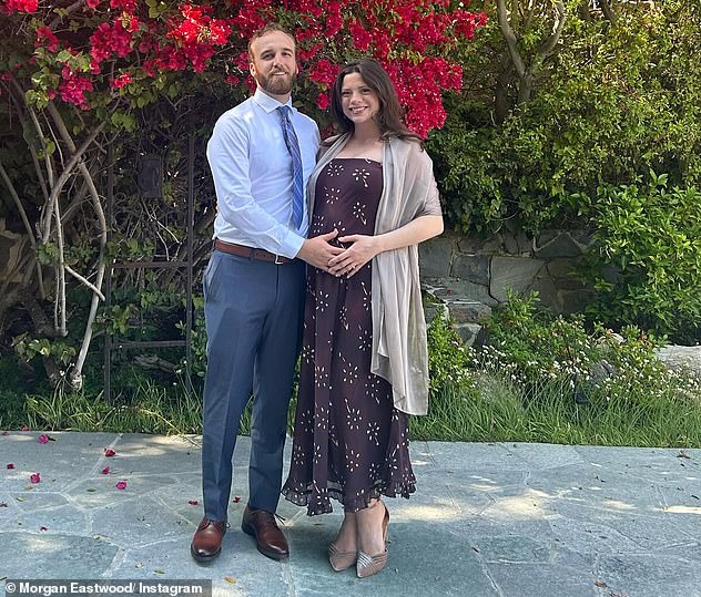 Clint Eastwood, 94, walked pregnant daughter Morgan, 27, down the aisle at idyllic California wedding – as details emerge of intimate nuptials attended by actor’s SEVEN other children
