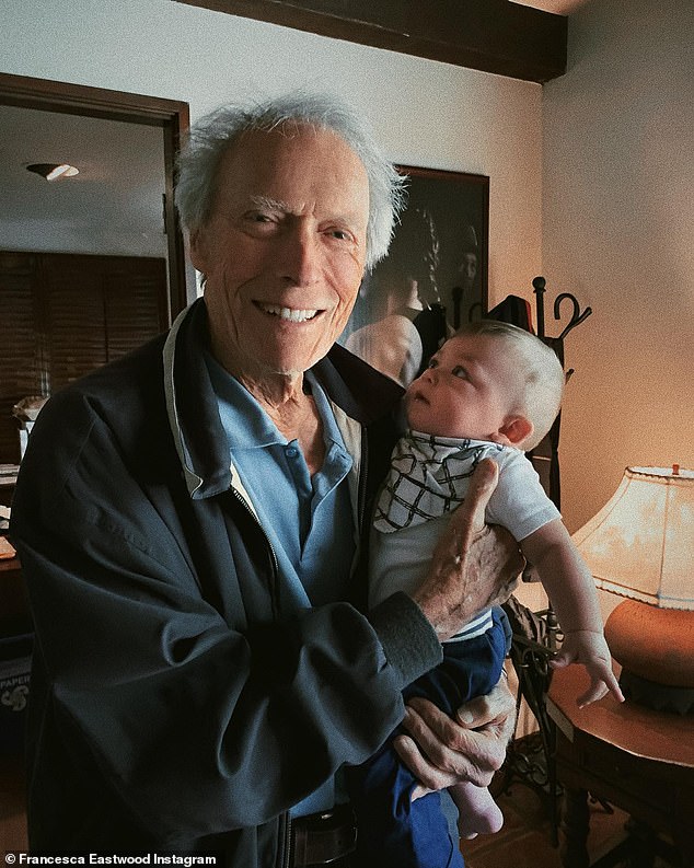 Clint's 30-year-old daughter Francesca previously said he is the 'best grandfather'; he was spotted with his grandson Titan in 2021