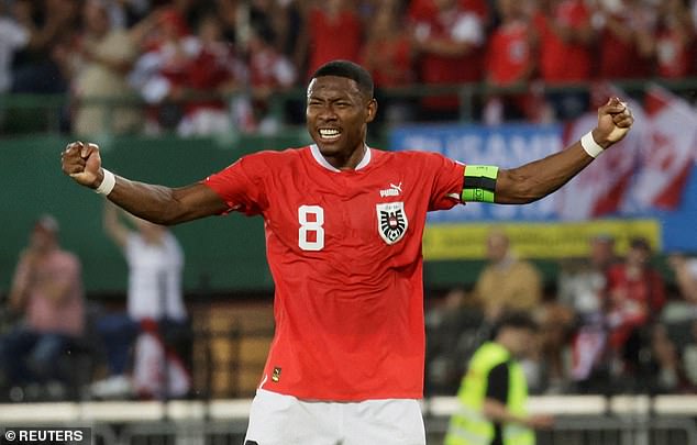 Captain David Alaba will miss the Euros as he recovers from an ACL injury
