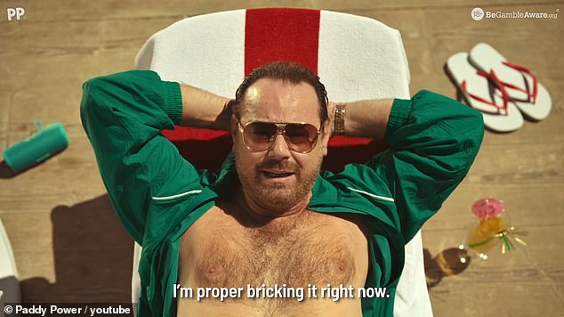 The 46-year-old actor pulls pints and uses his now iconic Cockney rhyming slang in a new Paddy Power ad ahead of Euro 2024 in Germany