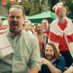 Danny Dyer serves pints before stripping down to his swimming trunks as he joins Peter Crouch in hysterical Paddy Power ad as Euro 2024 fever kicks off