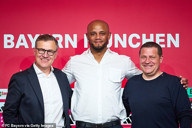 Revealed: The eye-watering wages Bayern Munich will pay new manager Vincent Kompany… with ex-Burnley boss set to make £2.6m MORE than Julian Nagelsmann!