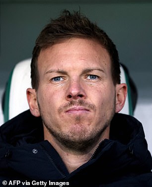 Nagelsmann won the Bundesliga with Bayern Munich before taking charge of the German national team