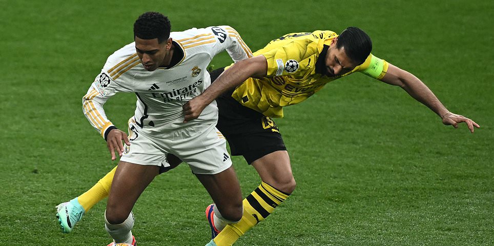 Real Madrid vs Borussia Dortmund – Champions League Final LIVE: Score and updates from Wembley as action gets underway