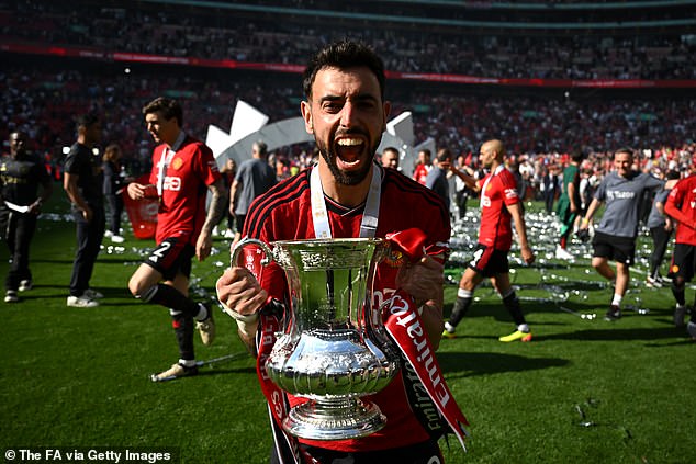 Fernandes won the FA Cup with United but uncertainty remains over his future