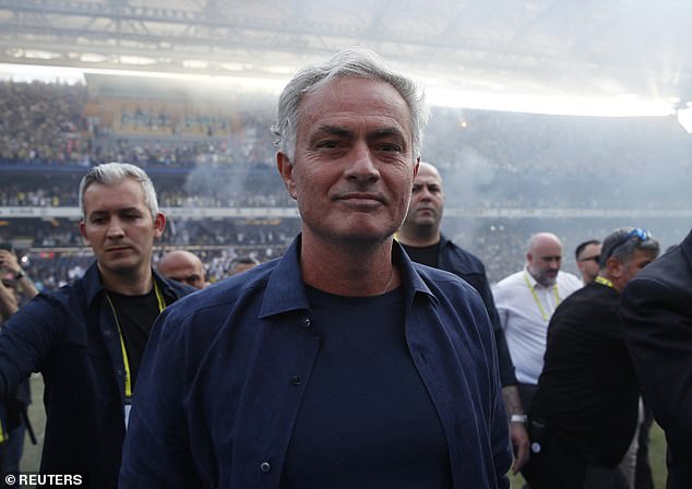 Jose Mourinho pulls in a raucous crowd of tens of thousands in Istanbul as he’s officially unveiled by Fenerbahce… as legendary Portuguese boss returns to football five months after he was sacked by Roma