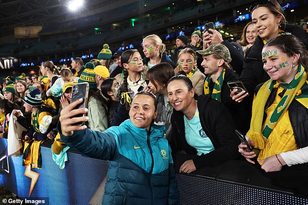 Around 80,000 football fans flocked to Accor Stadium to see their Matildas heroes one last time before the Paris Olympics